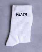 White Training Socks - Peach Tights - Socks