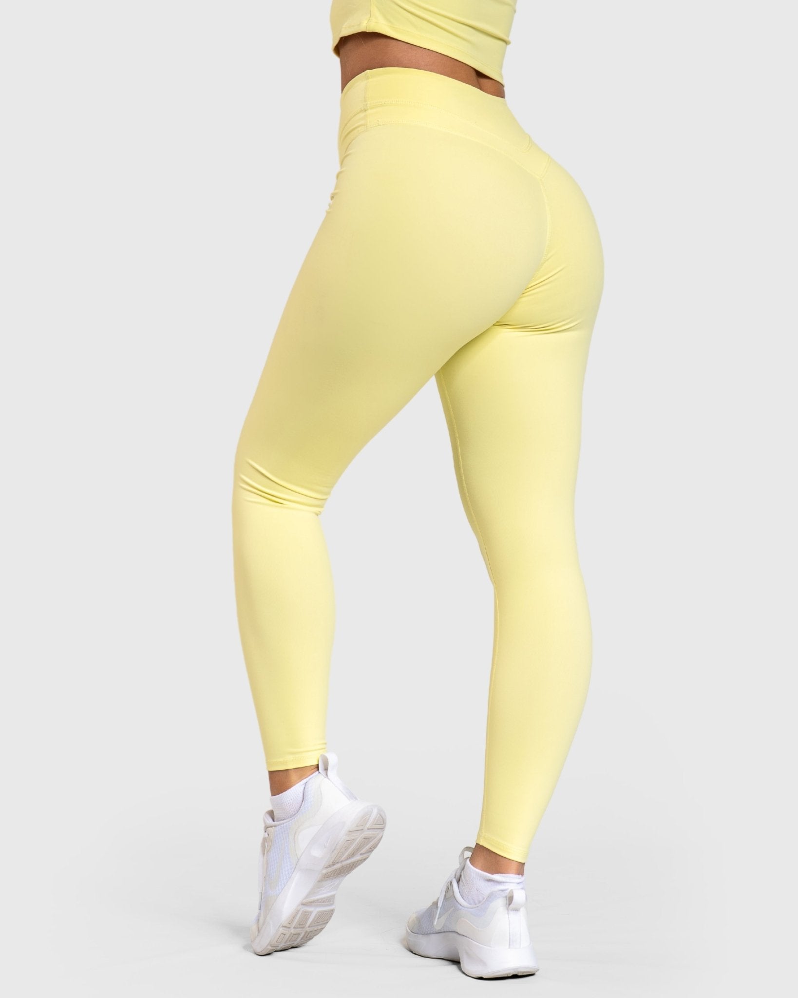 Yellow Velocity Tights - Peach Tights - Tights
