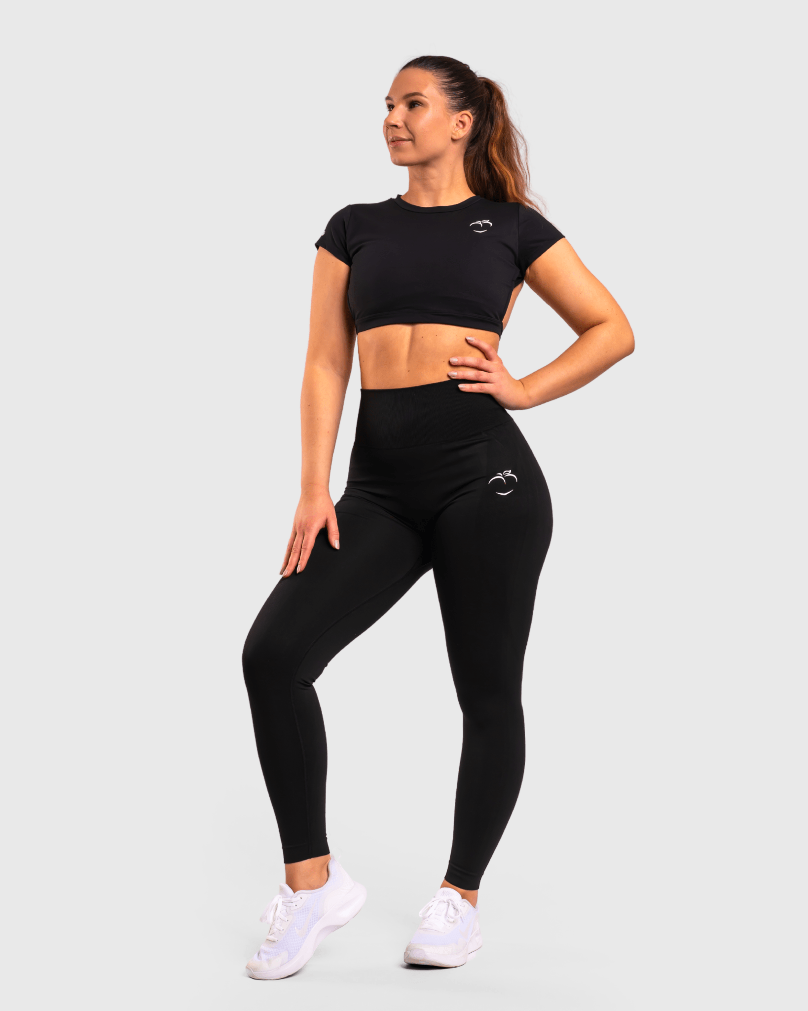 Black Zenith T-shirt - Peach Tights - T-shirt