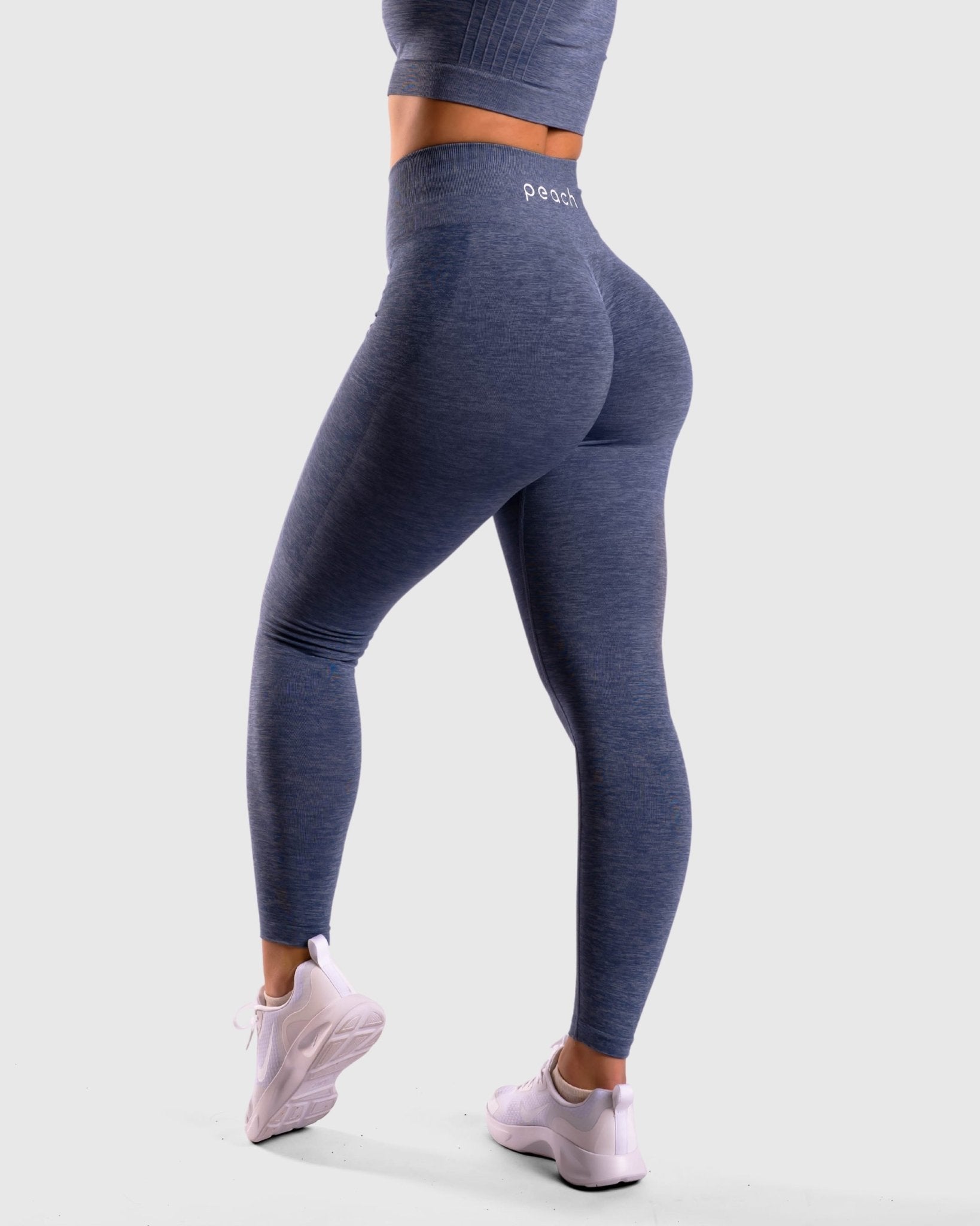 Blue Deluxe Mid Waist - Peach Tights -