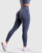 Blue Deluxe Mid Waist - Peach Tights -