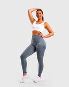 Blue High Waist - Peach Tights -