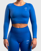 Blue Lux Seamless Long Sleeve - Peach Tights - Long sleeve