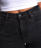 Dark Grey Flared Jeans - Peach Tights -