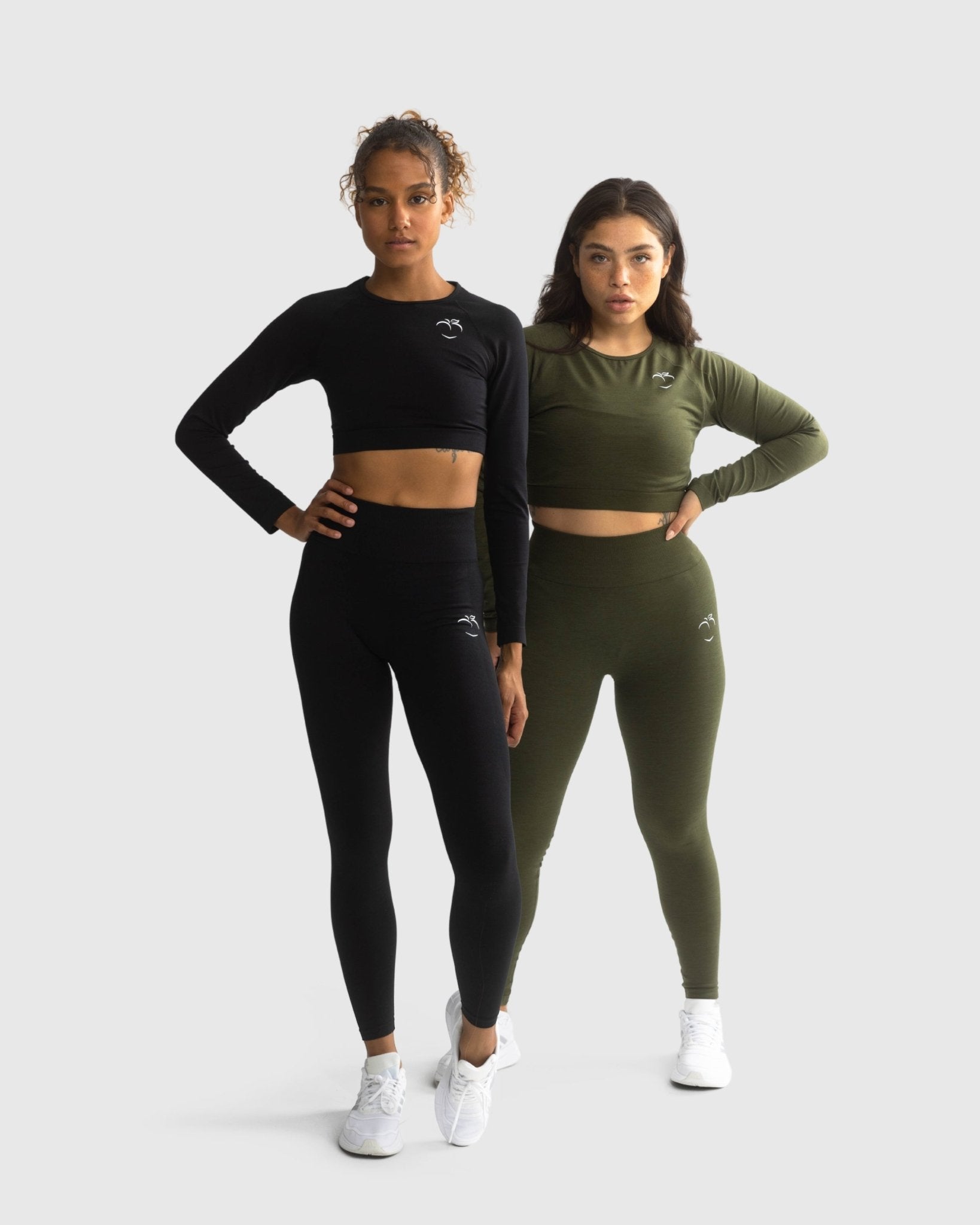 Green Deluxe Long Sleeve - Peach Tights -