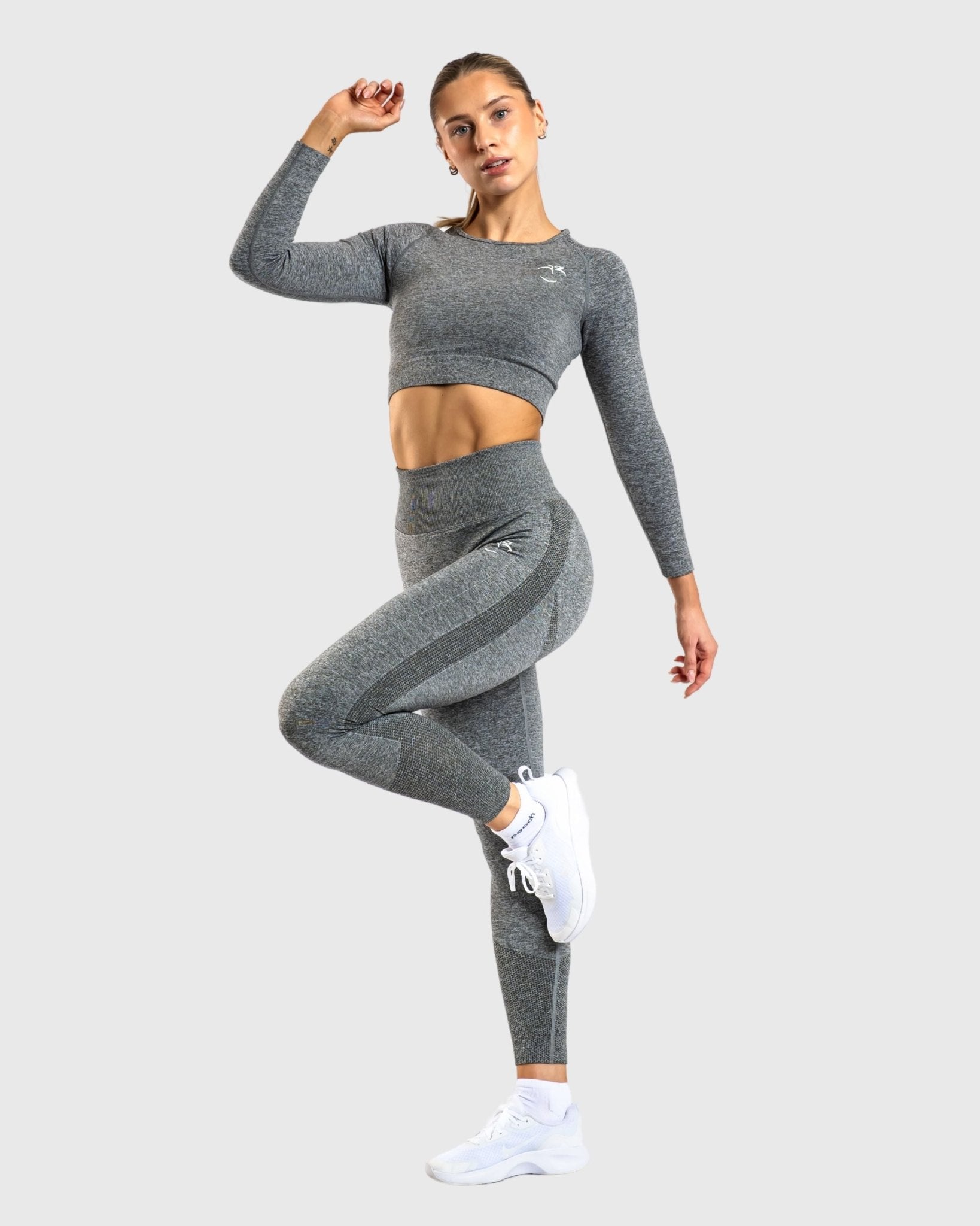 Grey Dusty Lux Seamless - Peach Tights - Tights