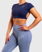 Navy Blue Zenith T-shirt - Peach Tights - T-shirt