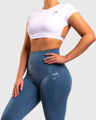 White Zenith T-shirt - Peach Tights - T-shirt